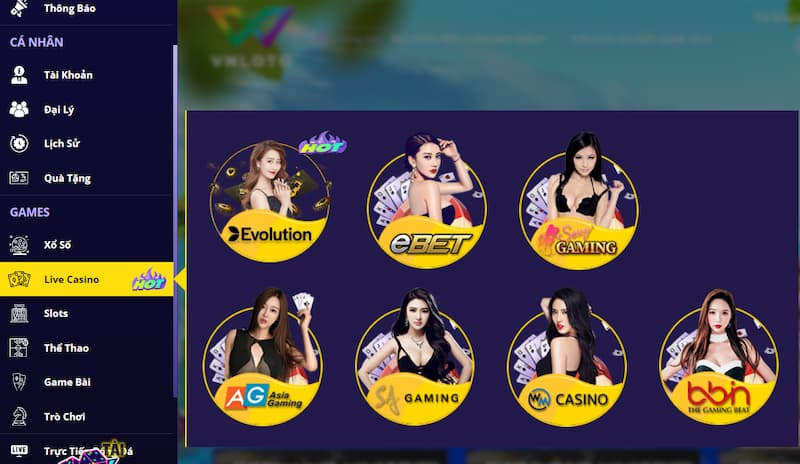 Live Casino Với Nhiều Nhà Đơn Vị Cung Cấp